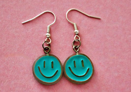 Colourful Smiley Earrings