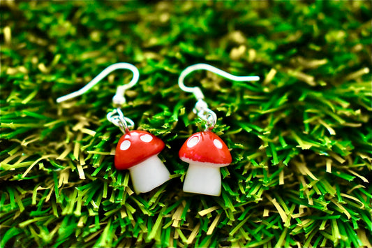 Mushroom Earrings