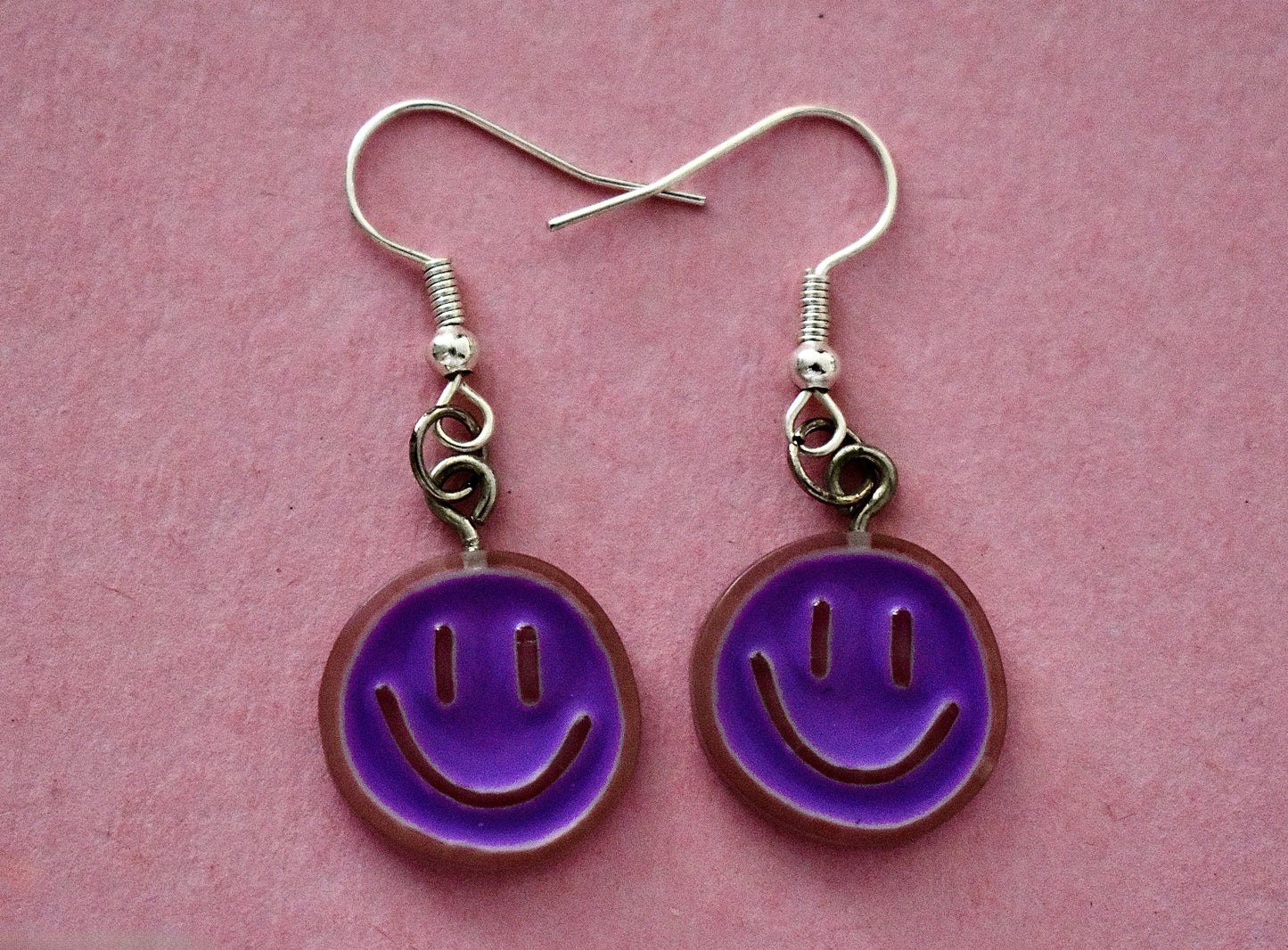 Colourful Smiley Earrings